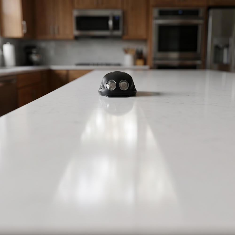 Countertop Cop – Kitchen Counter Inspection Light & Scraper